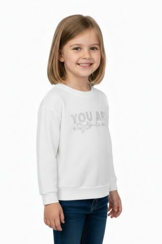 Kız Çocuk Baskılı Sweatshirt BGL-ST05266