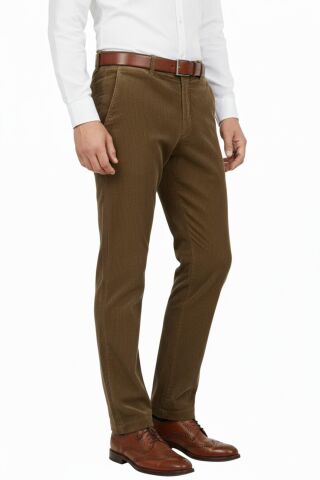 Erkek Kışlık Kadife Pantolon Klasik Kalıp BGL-ST04827 CAMEL - 50