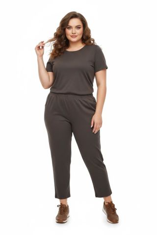 Kadın Lastikli Cepli Pantolon BGL-ST03338