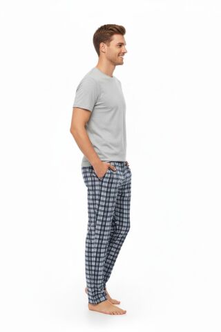 Erkek Tek Penye Pijama Alt BGL-ST05006 LACİVERT - XL