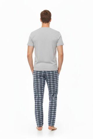 Erkek Tek Penye Pijama Alt BGL-ST05006 LACİVERT - XL