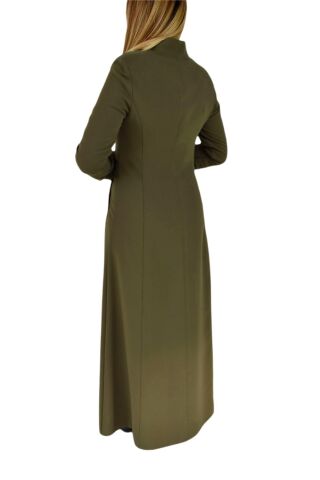 Kadın Fermuarlı Ferace BGL-P3046 HAKİ - 38