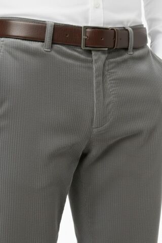Erkek Kışlık Kadife Pantolon Klasik Kalıp BGL-ST04827 GRİ - 44