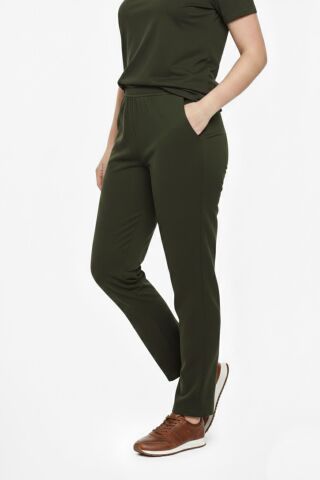 Kadın Lastikli Cepli Pantolon BGL-ST03338 HAKİ - XL