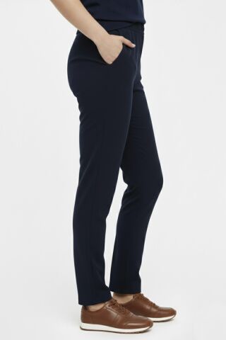 Kadın Lastikli Cepli Pantolon BGL-ST03338 LACİVERT - 2XL