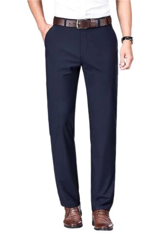 Erkek Klasik Büyük Beden Kumaş Pantolon P1172 BGL-ST04406 LACİVERT - 62