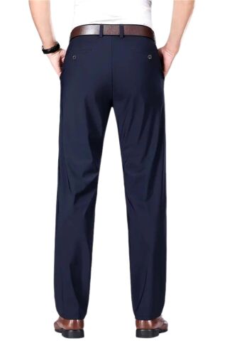 Erkek Klasik Büyük Beden Kumaş Pantolon P1172 BGL-ST04406 LACİVERT - 62