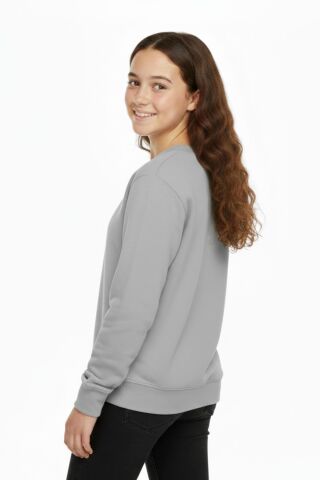 Kız Çocuk Baskılı Sweatshirt BGL-ST05267 GRİ - 11 YAŞ