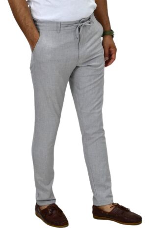 Erkek Jogger Silim Fit Kumaş Pantolon P1000 BGL-ST03830 GRİ - 34