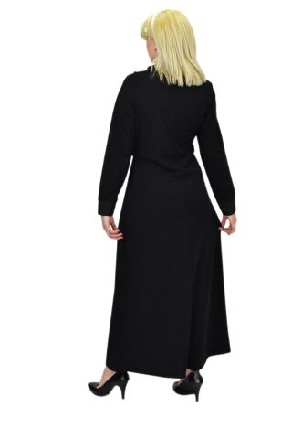 Kadın Siyah Kapitone Elbise BGL-ST03516 SİYAH - 40