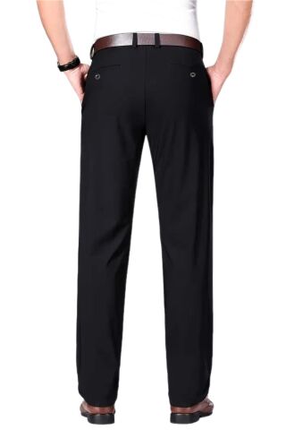 Erkek Klasik Büyük Beden Kumaş Pantolon P1172 BGL-ST04406 SİYAH - 58