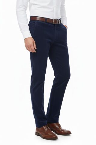 Erkek Kışlık Kadife Pantolon Klasik Kalıp BGL-ST04827 LACİVERT - 50
