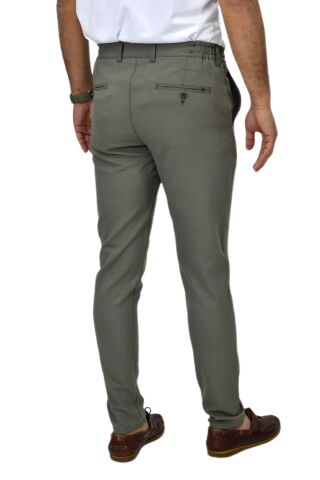 Erkek Jogger Silim Fit Kumaş Pantolon P1000 BGL-ST03830 HAKİ - 31/34