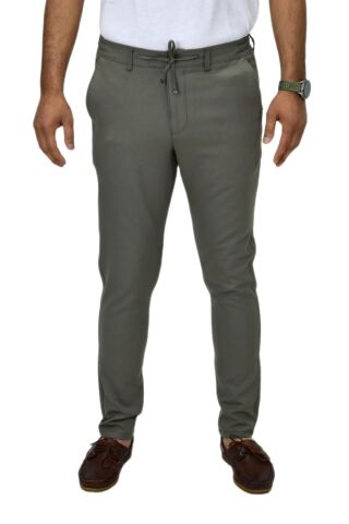 Erkek Jogger Silim Fit Kumaş Pantolon P1000 BGL-ST03830 HAKİ - 31/34