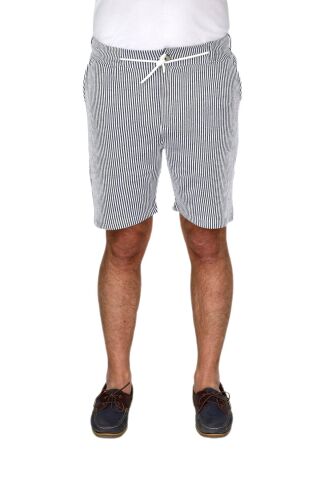 Erkek Çizgili Cepli Likralı Şort BGL-ST04624