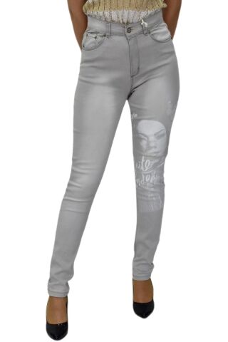 Kadın Zifth Skinny Jean Pantolon Yüksek Bel 239-004621-720 GRİ - 26/32