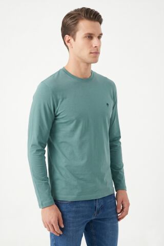 Erkek Mevsimlik Sıfıryaka Sweatshirt BGL-ST05365 ELMA - XL