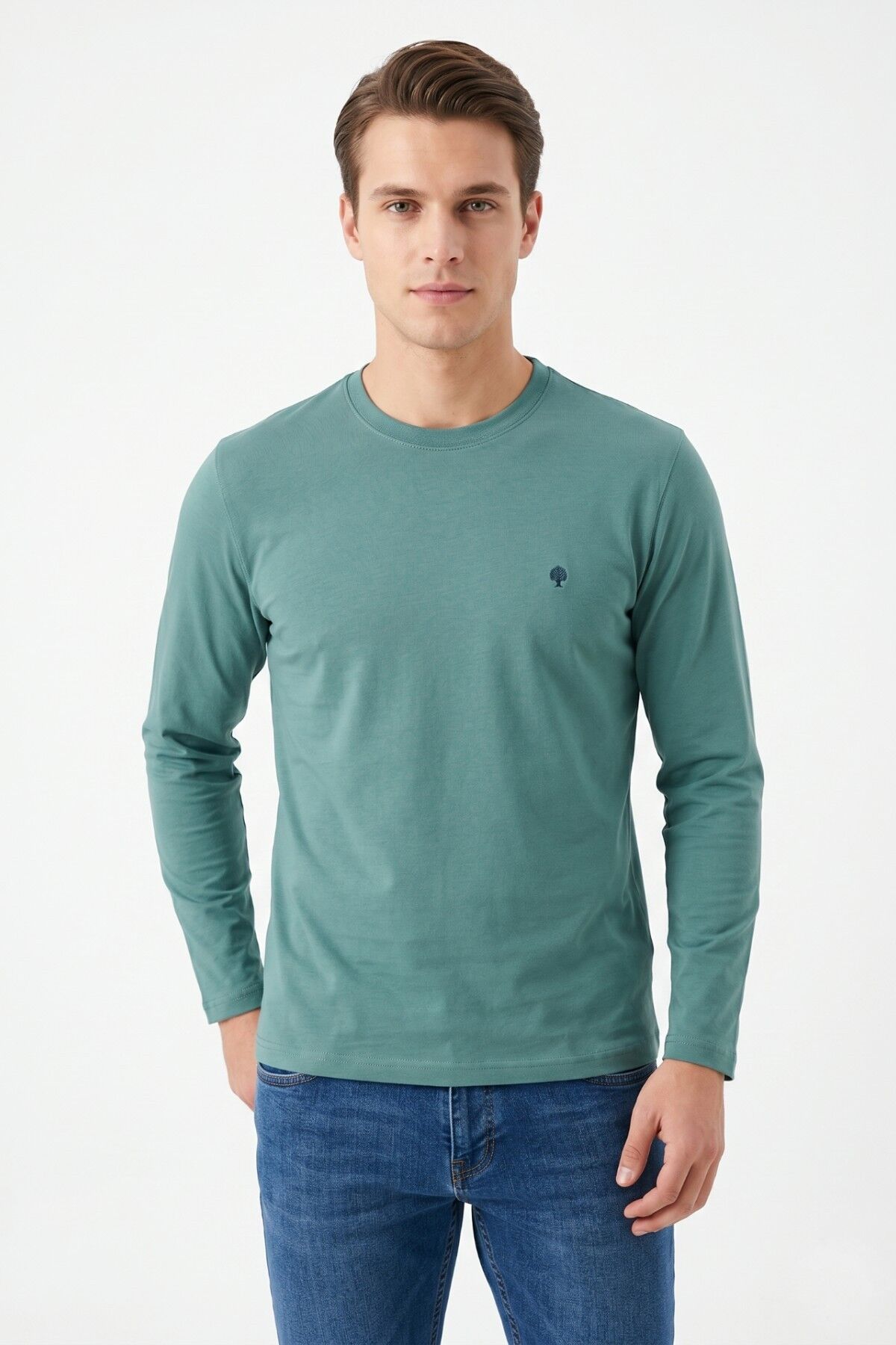 Erkek Mevsimlik Sıfıryaka Sweatshirt BGL-ST05365 ELMA - 2XL