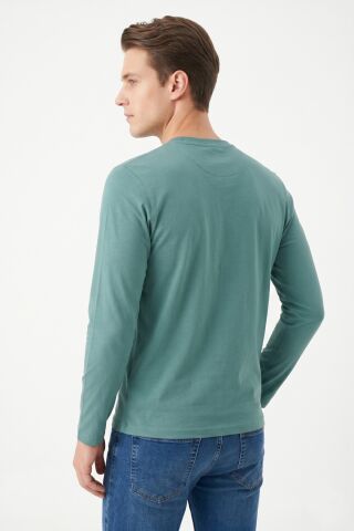 Erkek Mevsimlik Sıfıryaka Sweatshirt BGL-ST05365 ELMA - 2XL
