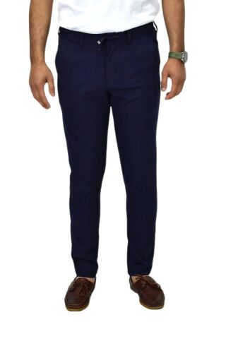 Erkek Jogger Silim Fit Kumaş Pantolon P1000 BGL-ST03830 LACİVERT - 38