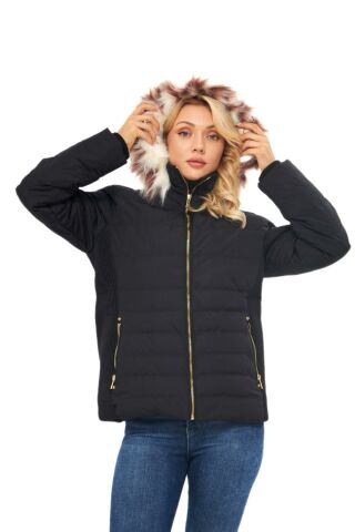 Kadın Spor Kapüşonlu Mont  M5301 BGL-ST03225