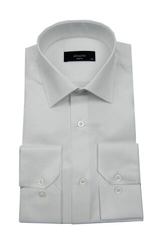 Erkek Slim Fit Jakarlı Gömlek Bgl-st00166 K.MAVİ - XS