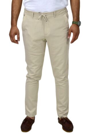 Erkek Jogger Silim Fit Kumaş Pantolon P1000 BGL-ST03830 BEJ - 33/34