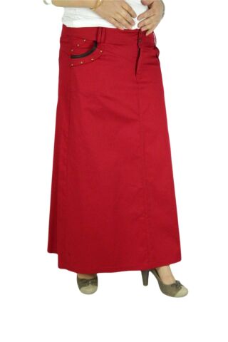 Kadın Kanvas Uzun Etek MNLS87001