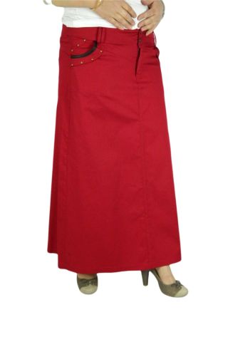 Kadın Kanvas Uzun Etek MNLS87001