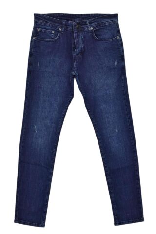 Erkek Silim Fit Jeans Pantolon 310 BGL-ST04194 LACİVERT - 34