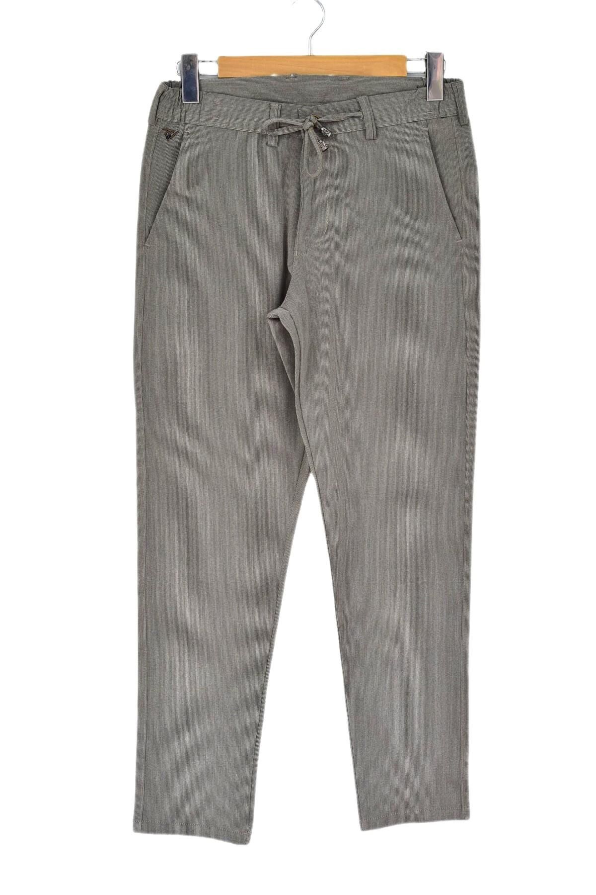 Erkek Jogger Silim Fit Chino Pantolon P1001 BGL-ST03582 VİZON - 38/32