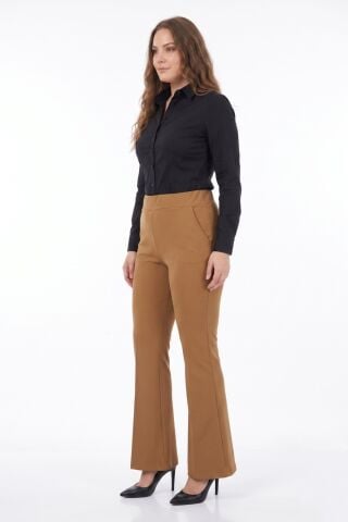 Kadın İspanyol Paça Kumaş Pantolon BGL-ST02696