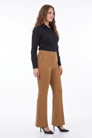 Kadın İspanyol Paça Kumaş Pantolon BGL-ST02696