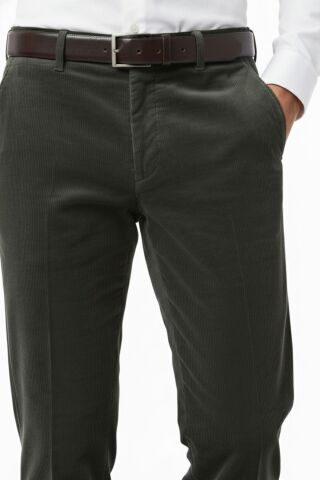 Erkek Kışlık Kadife Pantolon Klasik Kalıp BGL-ST04828 HAKİ - 50