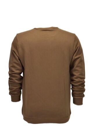 Erkek Baskılı Spor Sıfır Yaka Sweatshirt R2201 BGL-ST03191 A.KAHVE - 2XL