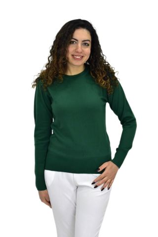 Kadın Sıfır Yaka Spor Kazak BGL-ST04085