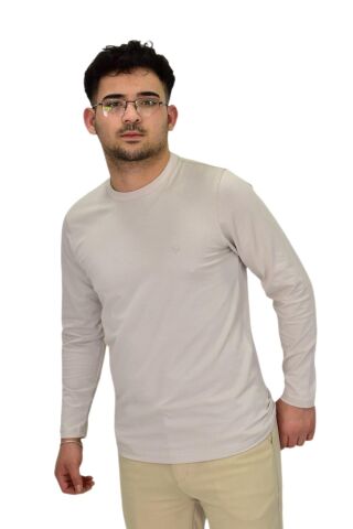 Erkek Mevsimlik Sıfıryaka Sweatshirt 6832 BGL-ST04416 TAŞ - M