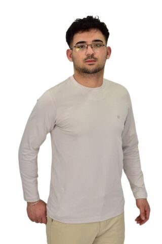 Erkek Mevsimlik Sıfıryaka Sweatshirt 6832 BGL-ST04416 TAŞ - M