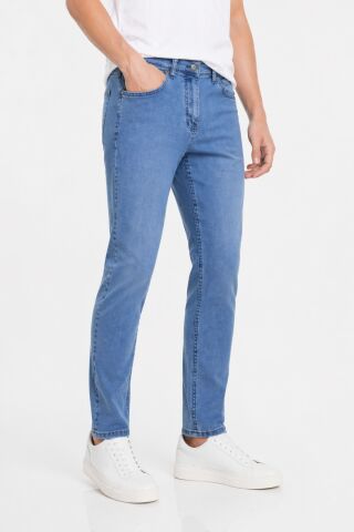Erkek Comfort  Fit Jeans Pantolon BGL-ST05358 BUZ.MAVİ - 33/34