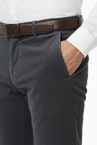Erkek Kışlık Kadife Pantolon Klasik Kalıp BGL-ST04828 K.GRİ - 56