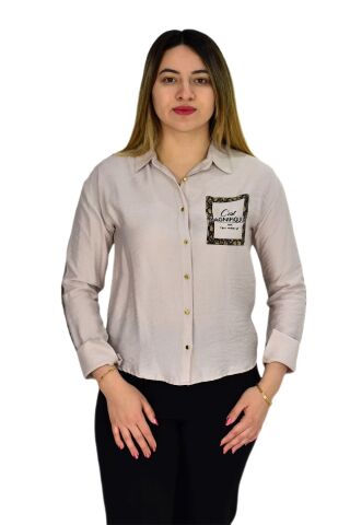 Kadın Kol Omuz Işlemeli Gömlek B6395 BGL-ST02545