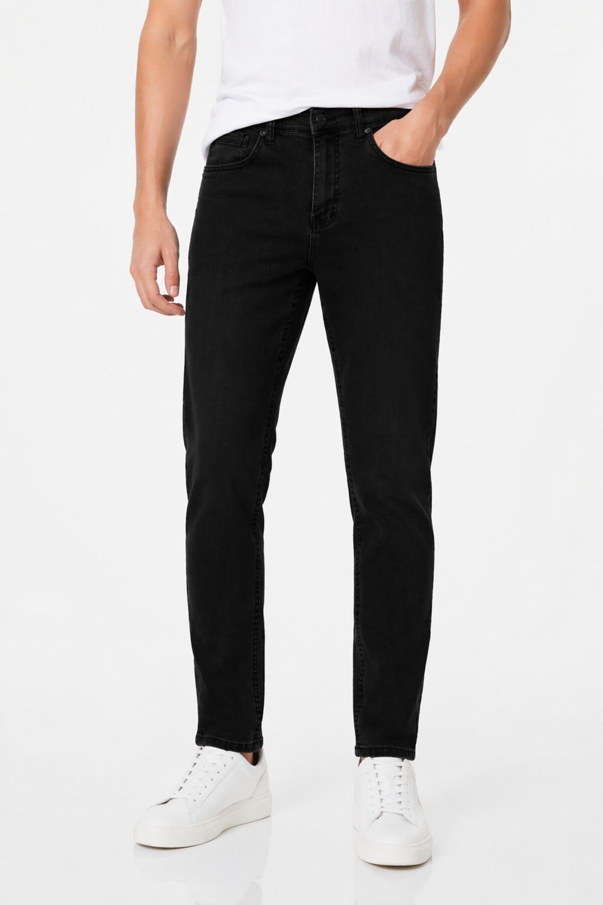 Erkek Comfort  Fit Jeans Pantolon BGL-ST05358 SİYAH - 33/34