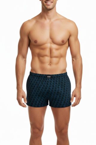 Erkek Penye Baskı Desenli Boxer  BGL-ST05011