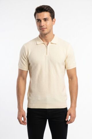 Erkek Spor Polo Yaka Triko Tişört BGL-ST05371