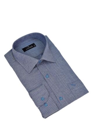 Erkek Klasik Tek Cepli Uzun Kol Gömlek BGL-ST04568