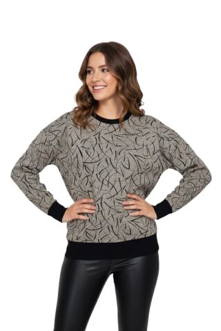 Kadın Yumoş Sıfıryaka Sweatshirt BGL-ST05147 BEJ - M