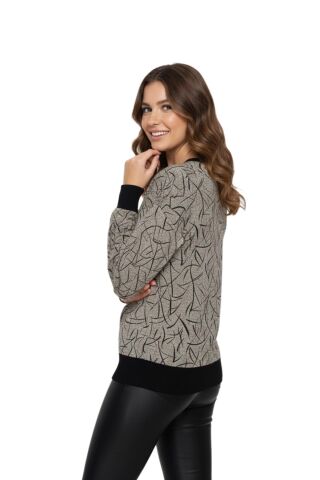 Kadın Yumoş Sıfıryaka Sweatshirt BGL-ST05147 BEJ - M