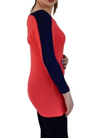 Kadın Kayık Yaka Turuva Kol Sweatshirt BRG-35341 NAR - S/M