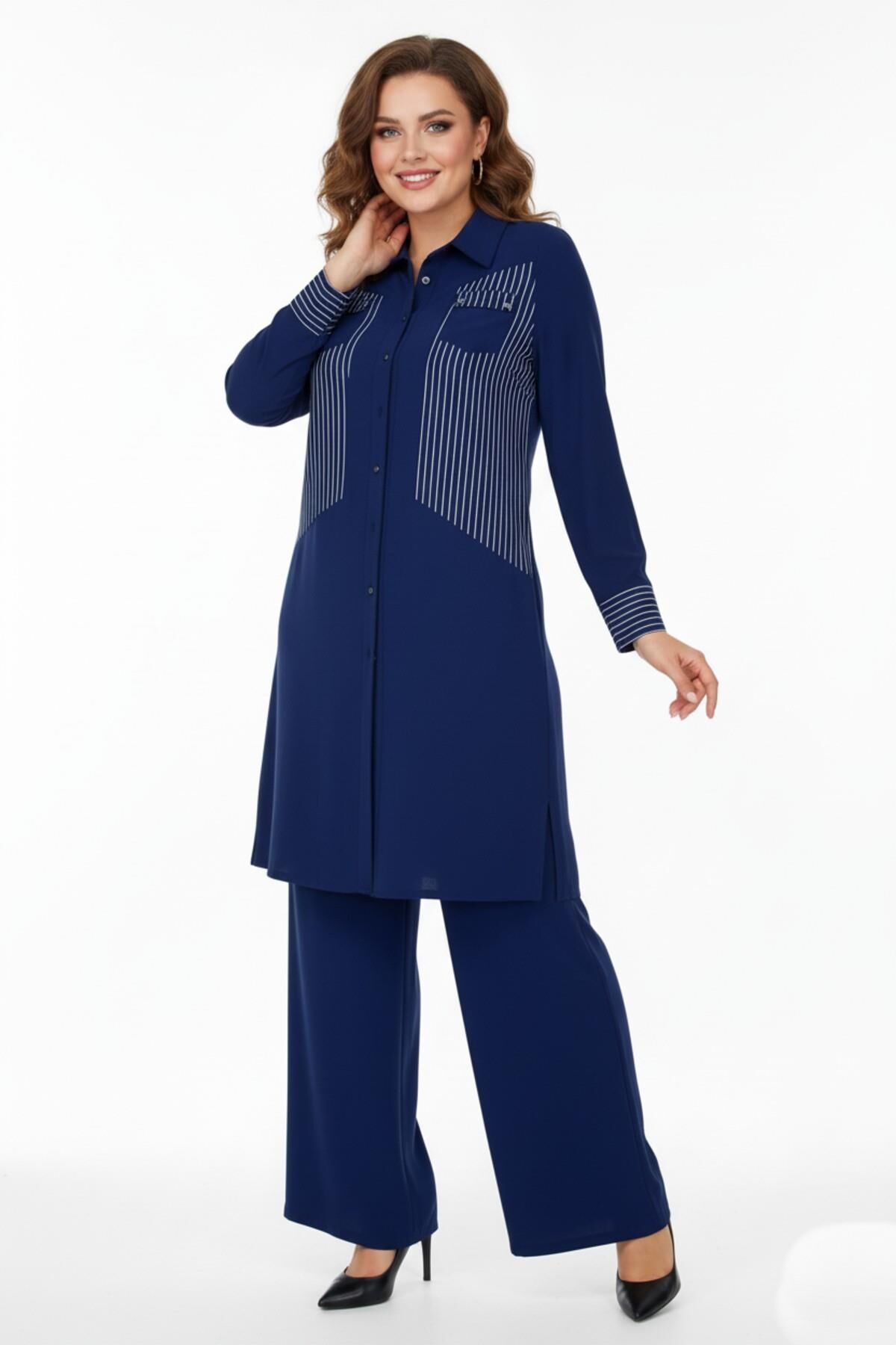 Kadın Ikili Kombin Takım Ferace Kap P5051