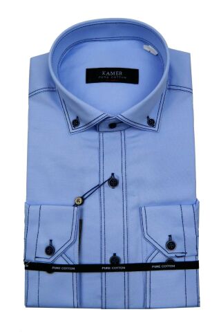 Erkek Slim Fit Gömlek 9258 009258